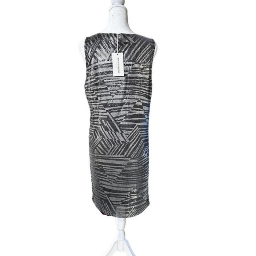 Ramy Brook Lola Chainmail‎ Mini Dress - Silver Black Women Dresses 6 - Picture 4 of 14